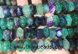 NGBS308 15 inches 8*14mm - 10*16mm faceted nuggets agate beads wholesale NGBS308 15 inches 8*14mm - 10*16mm faceted nuggets agate beads wholesale