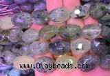 NGBS31 15 inches 12*16 - 13*18mm faceted nuggets prehnite beads