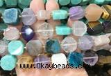 NGBS328 15 inches 14*16mm nuggets colorful gemstone beads wholesale NGBS328 15 inches 14*16mm nuggets colorful gemstone beads wholesale