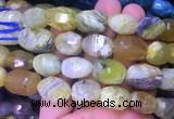 NGBS39 15 inches 12*16 - 13*18mm faceted nuggets yellow opal beads