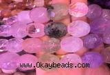 NGBS41 15 inches 12*16 - 13*18mm faceted nuggets multicolor quartz beads