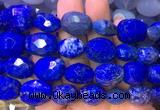 NGBS46 15 inches 12*16 - 13*18mm faceted nuggets lapis lazuli beads