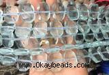 NGBS71 15 inches 13*18mm - 15*20mm faceted freeform blue crystal beads