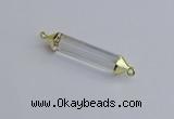 NGC5941 8*40mm tube white crystal connectors wholesale