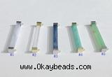 NGC7020 3*32mm cuboid  mixed gemstone connectors wholesale