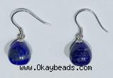 NGE426 10*10mm teardrop lapis lazuli earrings wholesale