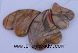 NGP08 Picasso jasper gemstone pendants set jewelry wholesale