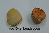 NGP1052 20*30mm - 25*35mm freeform druzy agate beads pendant