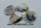 NGP1179 40*55mm - 50*75mm freeform agate gemstone pendants wholesale