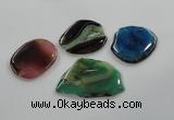 NGP1181 40*50mm - 50*70mm freeform agate gemstone pendants wholesale