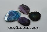 NGP1184 35*50mm - 50*65mm freeform agate gemstone pendants wholesale