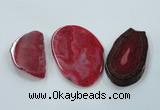 NGP1185 30*45mm - 60*80mm freeform agate gemstone pendants wholesale