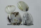 NGP1254 35*45mm - 45*55mm freeform agate gemstone pendants wholesale