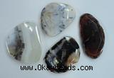 NGP1255 45*55mm - 55*65mm freeform agate gemstone pendants wholesale