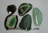 NGP1261 35*45mm - 45*70mm freeform agate gemstone pendants wholesale