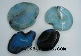 NGP1273 45*55mm - 70*90mm freeform agate gemstone pendants wholesale