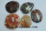 NGP1278 45*55mm - 60*70mm freeform agate gemstone pendants wholesale