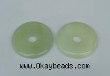 NGP1378 7*50mm - 8*55mm donut flower jade gemstone pendants