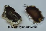 NGP1474 30*40mm - 40*50mm freeform agate gemstone pendants