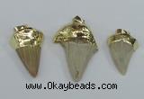 NGP1677 18*25mm - 22*30mm shark teeth pendants wholesale