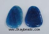 NGP1867 40*52mm - 40*58mm freeform agate gemstone pendants