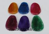 NGP1869 40*52mm - 40*58mm freeform agate gemstone pendants