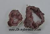 NGP2102 40*50mm - 55*65mm freeform druzy agate gemstone pendants