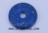 NGP217 5*30mm fashion dyed lapis lazuli gemstone donut pendant