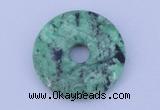 NGP219 5*30mm fashion african turquoise gemstone donut pendant