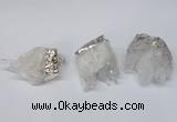 NGP2255 30*35mm - 35*40mm nuggets druzy quartz pendants