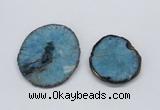 NGP2714 45*50mm - 55*75mm freeform druzy agate pendants