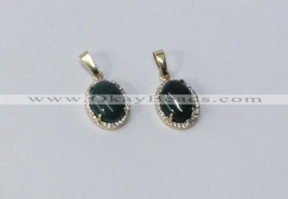 NGP3000 10*14mm oval agate gemstone pendants wholesale