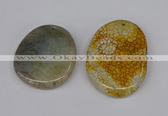 NGP3203 35*40mm - 40*50mm freeform agate slab pendants