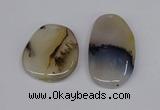 NGP3204 35*40mm - 40*50mm freeform agate slab pendants