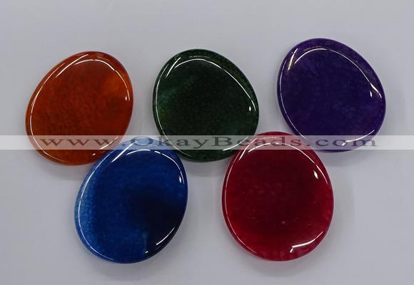 NGP3236 42*52mm - 45*55mm freeform agate gemstone pendants