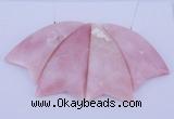 NGP33 Fashion pink opal gemstone pendants set jewelry wholesale