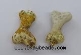 NGP3799 25*40mm - 28*45mm freeform fossil coral pendants