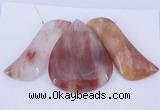 NGP40 Fashion red quartz gemstone pendants set jewelry wholesale