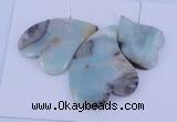 NGP41 Fashion amazonite gemstone pendants set jewelry wholesale