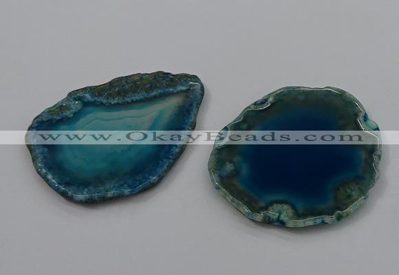 NGP4250 30*50mm - 45*75mm freefrom agate pendants wholesale