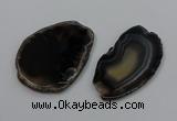 NGP4252 30*50mm - 45*75mm freefrom agate pendants wholesale