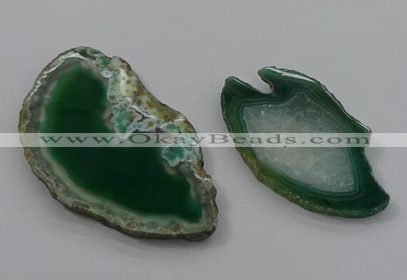 NGP4261 35*50mm - 45*80mm freefrom agate pendants wholesale