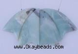 NGP44 Fashion amazonite gemstone pendants set jewelry wholesale