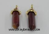 NGP5040 8*30mm sticks mookaite gemstone pendants wholesale