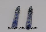 NGP5408 10*65mm sticks sodalite gemstone pendants wholesale