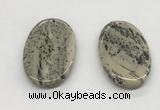 NGP5523 30*50mm - 35*55mm oval jasper pendants wholesale