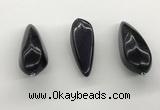 NGP5561 14*40mm - 23*58mm teardrop blue goldstone pendants