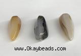 NGP5571 18*40mm - 23*58mm teardrop agate gemstone pendants