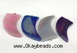 NGP5734 25*35mm - 27*50mm oxhorn agate pendants wholesale