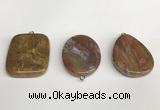 NGP5752 30*40mm freeform agate gemstone pendants wholesale